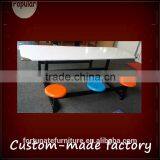 304 Stainless Steel 6 Person Dining Table thumbnail-2