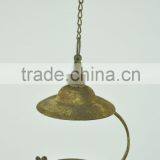 Rustic Shabby Chic Hanging Metal Bird Feeder