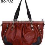 Hot Selling! Contrast Red and Black Large Shopper Bag Fashion Handbags for 2012 thumbnail-1
