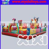 large inflatable trampoline for kids, children inflatable fun city for sale