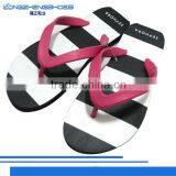 Wholesale pvc outsole silk screen new design ladies slippers