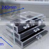 Acrylic Jewelry & Cosmetic Storage Display Boxes Two Pieces Set thumbnail-1