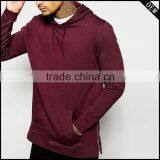 Fashion Sweatshirt With Side Zips and Plain Slim Fit Hoodies in Wholsale for Mens Fitted Sweatshirt Quality Choice