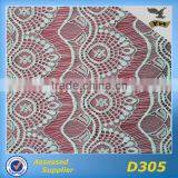 2014 New Fashion Design White Cotton Lace Embroidery Fabric for Wedding thumbnail-1