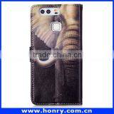 Leather Flip Cover Case Wallet Cover Pu Leather Cell Phone Case for HUAWEI P9/G8mini thumbnail-1