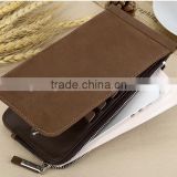 High Quality Card Holder Leather Long Design cheap business card holder