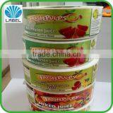 Beverage Packaging Private Label,Customized Waterproof Adhesive Plastic Bottle