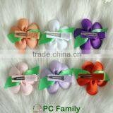 High Quality Cute Printed Polyester Baby Clips With Bead thumbnail-3