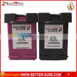 Quality newest chip compatible hp 62 remanufactured ink cartridges