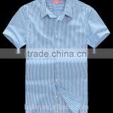 Mens T-shirt Yarn Dyed Cotton Checks Plaids Shirts thumbnail-4