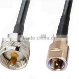 RF Cable Assembly FME Male to UHF Male Cable LMR195/RG58 for