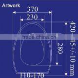 1025 Toilet Seats; 19 Inches Universal Round Toilet Seats thumbnail-3