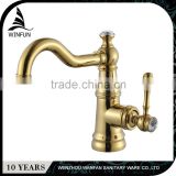 Competitive price bathroom gold/rose gold basin faucet