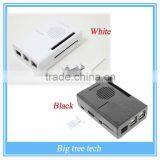 Top Quatity Raspberry Pi 3 / Raspberry PI 2 ABS 2 Snap Injection Shell(black+ White) / ABS Case J126 J127