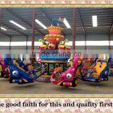 Rotating up and Down Indoor Amusement Park Rides Blue Star in Playground thumbnail-2