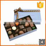 china supplier customized chocolate box with logo printed