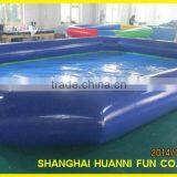 Pvc Plastic Blue Color Above Ground Portable Inflatable Swimming Pools