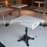 Black Artificial Stone Dining Table and Chairs,Acrylic Soid Surface Restuarant Dining Table,made Stone Coffe Table thumbnail-6