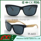 Hot sell delicate multicolor yellow lens glasses , wood polarized sunglasses , Bamboo sunglasses