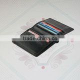 Commonly used high quality man leather credit card holder