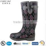 (CH.W087) Women Winter Boots Shoes Wellies With High Heel