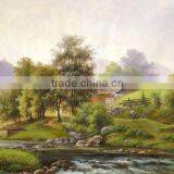 100% Handmade Natural Scenery Oil Painting On Canvas