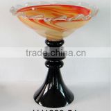 High- grade Decorative Glass Bowl in Amber