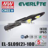 TUV GS CB Approved High Quality Led Street Light 5 Years Warranty High Efficient 100w Led Street Light Fixture