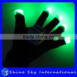 RGB Electro LED Rave Raver Dance Gloves Rave Party Flash Finger