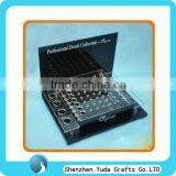 counter top black acrylic cosmetic display unit , plexiglass cosmetic display