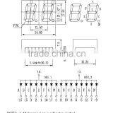 2 Digit Yellow Ang Green Color 7 Segment Led Display ARKLED