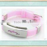 Fancy Energy Silicone Wristband With Titanium thumbnail-1