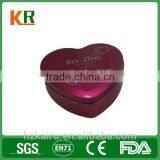 2016 Wholesale Wedding Candy Plain Heart Metal Tin Gift Box ,christmas Chocolate Box