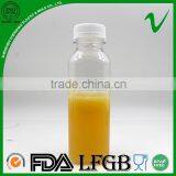 PET Clear Square 325ml Plastic Bottle for Beverage thumbnail-2