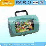 Portable DVD CD MP3 Boombox Player With USB/TV/FM thumbnail-4
