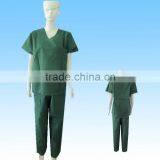 2015 New Design and Hot Sale PP Non Woven Disposable Patient Gown For Hospital thumbnail-4