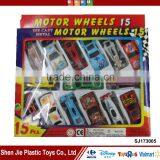 15pcs Die Cast Model Car Mini Friction Car Toy for Boys thumbnail-1