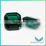 1 Carat Emerald 6.5x6.5 mm Emerald Cut Synthetic Emeralds for Sale thumbnail-6