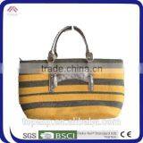 Crochet Straw Bag Beach Shoulder Bag thumbnail-4