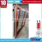 AS2047 CE Good Quality and Cheap Wood Grain Aluminium Tilt and Turn Windows thumbnail-2
