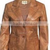 Long Sleeve Down Winter Womens Leather Jackets,Studs womens leather jackets,round collar faux leather jacket for women