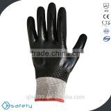 QL 13G HPPE Sandy Nitrile Coated Cut Resistant Gloves