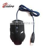 USB Wired Optical Computer Gaming Mouse 2400 DPI Luminous Game Mouse Mice With LED Light For Desktop Laptop thumbnail-6