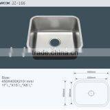Small JZ-166 Deep Stainless Steel Kitchen Sink thumbnail-1