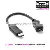 1M USB 3.1 C Type C Connector Male to Micro USB Male Data Cable for Tablet&smart Phone thumbnail-3