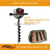 gasoline engine power earth driller ED-52 for plant tree