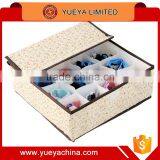16 Cells Plush Bra Sock Organizer Case Witg Cover 32*32*11cm thumbnail-1
