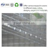 Polyester mesh transparent vinyl covers for various usages