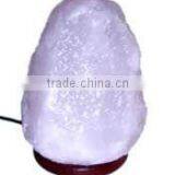 ROCK SALT SNOW WHITE LAMPS| HIMALAYAN SALT LAMPS| SALT CRYSTAL LAMP thumbnail-1
