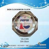 DOUBLE RING NEON CLOCK 12LC300 thumbnail-1